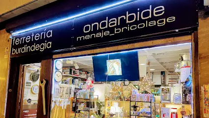 Ferretería Menaje Ondarbide en San Sebastián