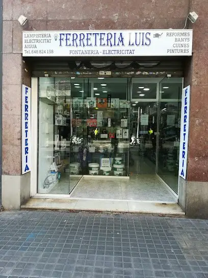 Ferreteria luis fontaneria electricidad en Barcelona